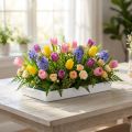 OASIS® Bílý sendvičový podnos na květinářství a dekorace 23x11x2,5 cm, 25dílná sada | Floristik24.cz