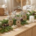 Losí hlava příroda na stojánek 18cm x 16cm 3ks | Floristik24.cz