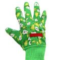 Floristik24 Dámské rukavice Kixx vel. 8 zelené s motivem