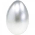 Floristik24 Husí vejce Stříbrná vyfouknutá vajíčka Velikonoční dekorace 12ks