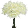 Floristik24 Hrozen hortenzie umělé květiny bílé L27cm