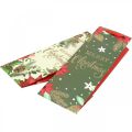 Floristik24 Dárkové tašky Vánoční dárková taška Merry Christmas 12×36cm 2ks