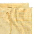 Floristik24 Dárkové sáčky tkané papírové vanilkové oranžové růžové 20×10×10cm 6ks