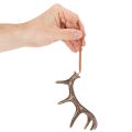 Rustikální přívěsky z paroží na zeď nebo stromeček, 15 cm, 6 kusů | Floristik24.cz