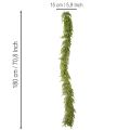 Girlanda z umělého cypřiše s kužely, 180 cm, na stůl a dveře | Floristik24.cz