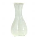 Floristik24 Skleněná váza selská stříbrná bílá H11cm 6ks