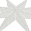 Floristik24 Třpytivá hvězda bílá 10cm 12ks