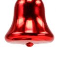 Floristik24 Zvonek červený na zavěšení plast 3ks