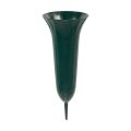 Floristik24 Náhrobní váza tmavě zelená 31cm 5ks