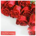 Floristik24 Poukazová karta červené růže + obálka 1ks