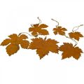 Floristik24 Podzimní dekorace listí kovový vzhled rzi javorový list 6 kusů