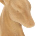 Dekorativní figurka ležícího jelena s parožím, pletená dekorace, 58 cm | Floristik24.cz