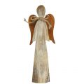 Floristik24 Dřevěná figurka anděla rez 28cm