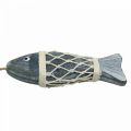 Floristik24 Dřevěná rybka deko, deko rybka na zavěšení 16,5cm