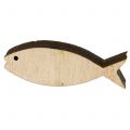 Floristik24 Ryba sypaná dřevěná 5cm 16ks