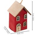 Sada závěsných bytových dekorací, skandinávský styl, 7 cm, 6 kusů | Floristik24.cz