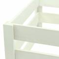 Floristik24 Dřevěná krabička bílá 43,5 cm / 37,7 cm / 31,8 cm sada 3 kusů