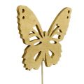 Floristik24 Dřevěný motýl s drátem vícebarevný 8cm 18ks