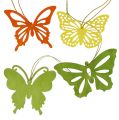 Floristik24 Dřevění motýlci k zavěšení 8cm - 10cm 24ks
