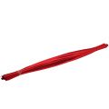 Floristik24 Dřevěné proužky pletená stuha červená 95cm - 100cm 50p