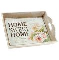 Floristik24 Dřevěný podnos s textem Home Sweet Home