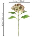 Umělá dekorativní květina hortenzie se stonkem, 46 cm | Floristik24.cz