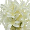 Floristik24 Umělý hyacint bílý umělý květ 28cm svazek 3ks