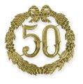 Floristik24 Výročí číslo 50 ve zlatě