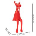 Dekorativní figurka losa, polštářek s mašlí, 80 cm | Floristik24.cz