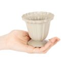 Dekorativní miska, krémová trofej, malá, 10 cm | Floristik24.cz