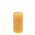 Floristik24 Barevné svíčky medové 50×100mm 4ks
