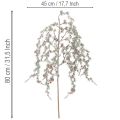 Umělá borovicová větev se šiškami, dekorativní borovicová větev, umělá, 80 cm, 3 kusy | Floristik24.cz