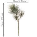 Umělá borovicová větvička na dekoraci stolu a do vázy, 70 cm | Floristik24.cz