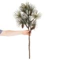 Umělá borovicová větev se šiškami, dekorace do obývacího pokoje, 93 cm | Floristik24.cz