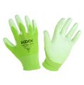 Floristik24 Zahradní rukavice Kixx vel. 7 světle zelené, limetkové