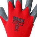 Floristik24 Kixx nylonové zahradní rukavice vel. 8 červené, šedé