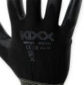 Floristik24 Kixx nylonové zahradní rukavice velikost 10 černé