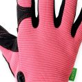 Floristik24 Syntetické rukavice Kixx vel. 8 růžové, černé