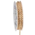 Floristik24 Dárková stuha, dvoubarevná šňůrka, 3mm, 20m