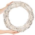 Věnec z kulatých větviček pro tvoření a zdobení, věnec na dveře 50 cm | Floristik24.cz