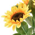 Floristik24 Umělá slunečnice v květináči hedvábná květina letní dekorace V28cm