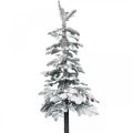 Floristik24 Umělá dekorace na vánoční stromeček zasněžená 120cm