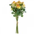 Floristik24 Umělé květiny deco kytice pryskyřník umělá žlutá 32cm