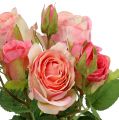 Floristik24 Kytice z umělých růží růžová 40cm
