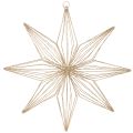 Floristik24 LED dekorativní hvězda z drátu k zavěšení, pro vnitřní použití, na baterie, 51 cm