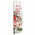Floristik24 LED nástěnná malba Santa Claus &quot;Veselé Vánoce&quot; 21 × 60 cm Na baterii