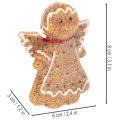 Dekorativní figurka umělého perníkového mužíčka, 8 cm, 3 kusy | Floristik24.cz