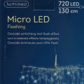 Floristik24 Světelná kaskáda Micro-LED studená bílá 720 H130cm