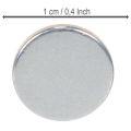 Kulatý magnetický disk na svícny a kovové tácy, 1 cm, 20 kusů | Floristik24.cz
