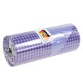 Floristik24 Manžetový papír kostkovaný fialový 25cm 100m
